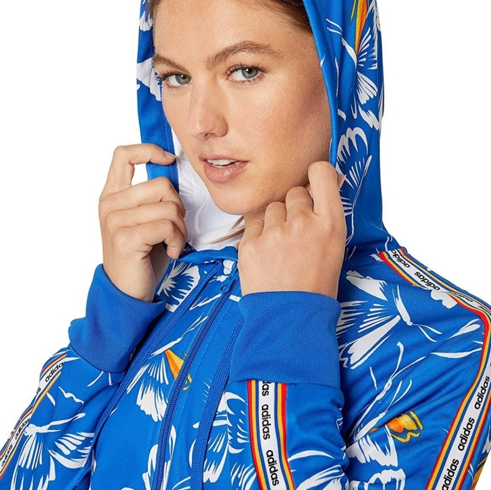 Adidas Butterfly Farm Print  hoodie  XS